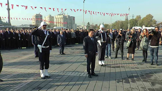 Kayseri'de 10 Kasım töreni
