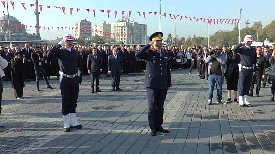 Kayseri'de 10 Kasım töreni