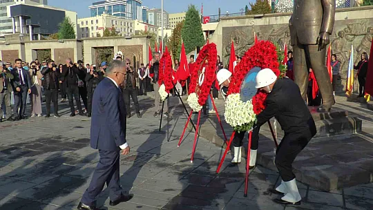 Kayseri'de 10 Kasım töreni