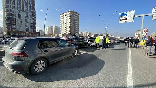 10 otomobil birbirine girdi! Yaralılar var...
