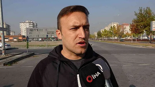Kayseri'de ağlatan koşu