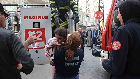 Kayseri'de binada yangın