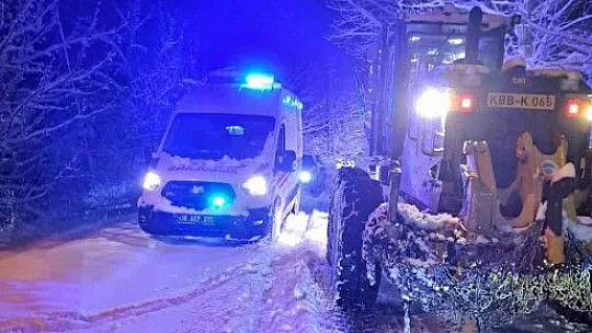 111 mahalle yolu ulaşıma açıldı