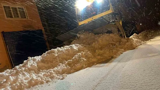 Kayseri'de Kapanan 116 Kırsal Mahalle Yolu Ulaşıma Açıldı