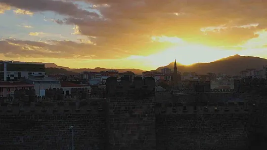 Kayseri'de gün batımı