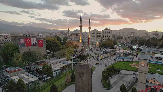 Kayseri'de gün batımı