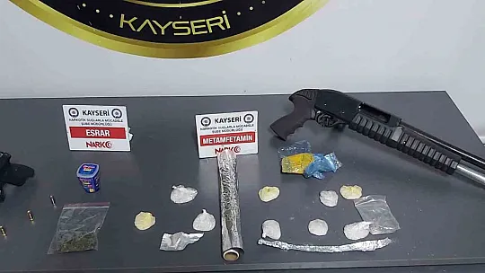 Kayseri'de NarkoGüç operasyonu: 16 kişi...
