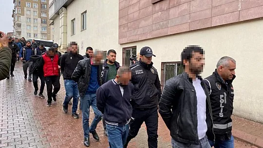 Kayseri'de Özel Harekat destekli 'Kökünü Kurutma' Operasyonu