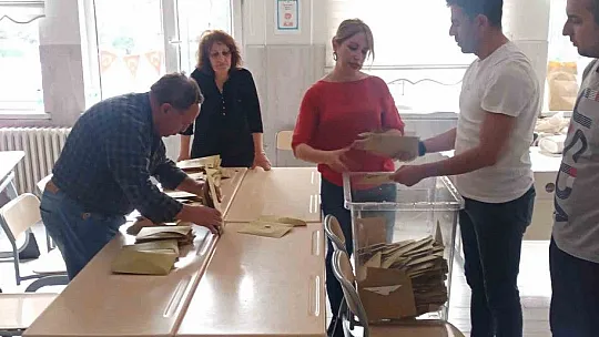 Kayseri'de sandıklar açıldı!