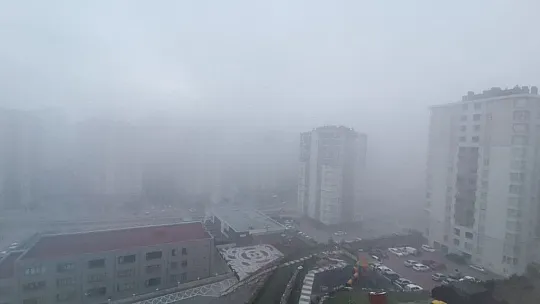Kayseri'de sis etkili oldu