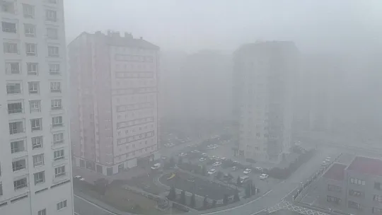 Kayseri'de sis etkili oldu