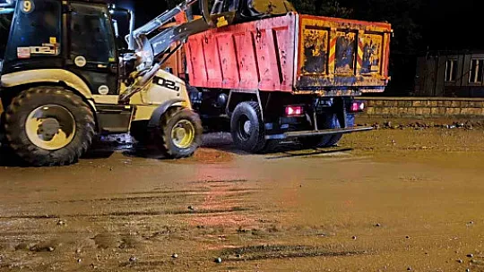 Sel sonrası çalışmalar devam ediyor
