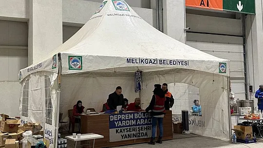 Kayseri'den afet bölgesi için yardım seferberliği