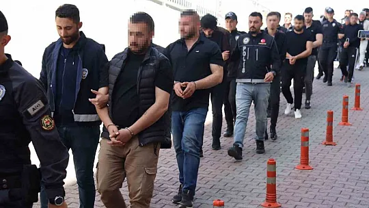 Kayseri'nin en büyük operasyonu 31 gözaltı...
