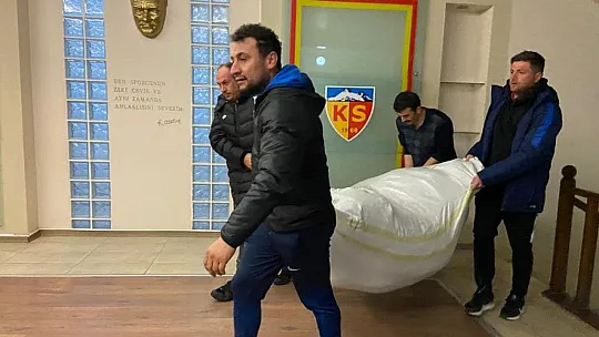 Kayseri spor camiası tek yürek oldu