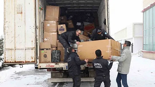 Kayseri Üniversitesi'nden deprem bölgesine yardım eli