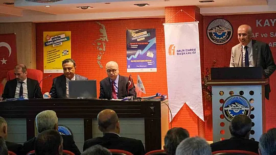 Vergi dairesi başkanından esnaf temsilcileri buluşması...