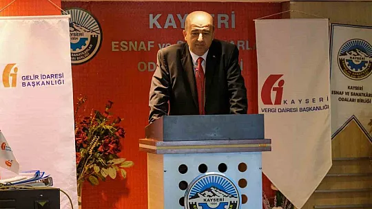 Vergi dairesi başkanından esnaf temsilcileri buluşması...