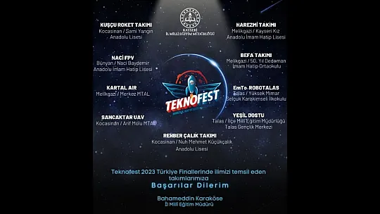 Kayserili Öğrenciler finale kaldı...
