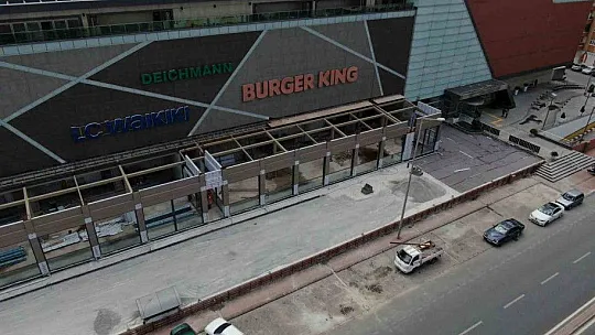 Kayseripark'ın kaçak inşaatında şok gelişme! Bakın neyi kapatmışlar...