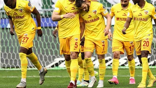 Kayserispor 1 puanı aldı