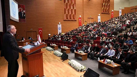 KAYÜ Rektörü Karamustafa, Öğrencilerle buluştu...