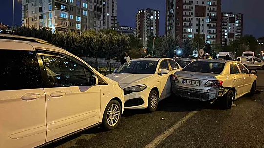 Talas'ta şaşırtan kaza!