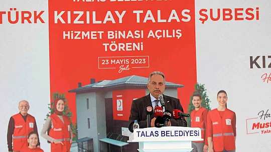 Kızılay Talas'a 5 Milyon TL'lik hizmet binası