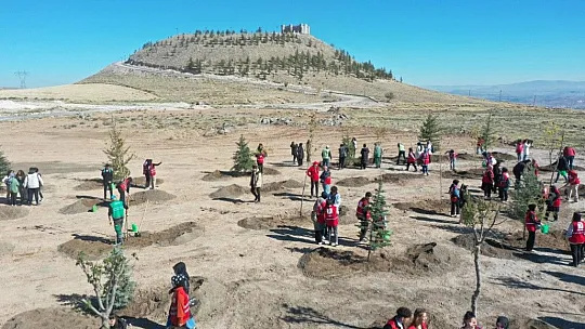 Kızılay Haftası'nda ağaçlar toprakla buluştu...
