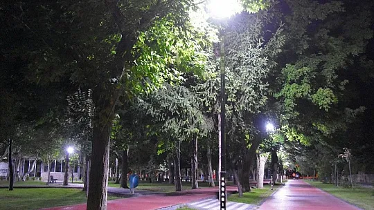 Kocasinan'ın estetik görünümlü parkları görsel şölen sunuyor