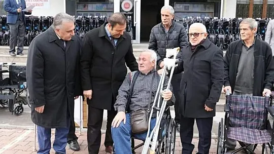 331 engelli vatandaş sandalyelerine kavuştu...