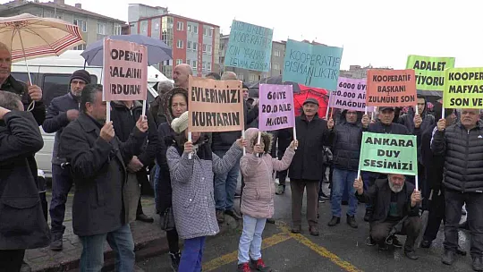 Kooperatif mağdurları: Zalimlerin zulmünden kurtulmak istiyoruz!
