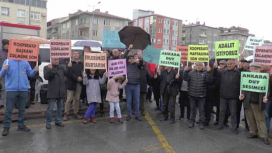 Kooperatif mağdurları: Zalimlerin zulmünden kurtulmak istiyoruz!