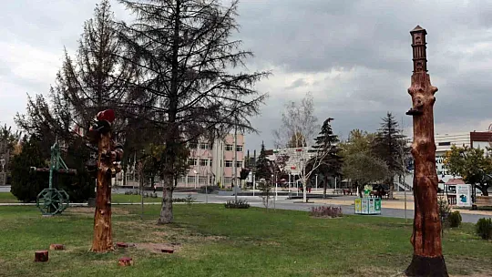 Ölü ağaçlar ölümsüzleşti