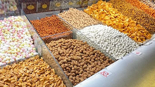 Kuruyemişçilerde 'yılbaşı' yoğunluğu