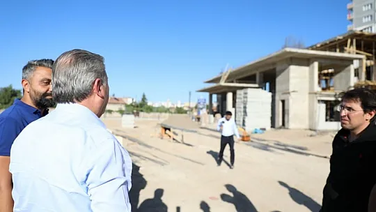 Melikgazi Belediyesi, Adem Tanç Cami'nin yapımına devam ediyor
