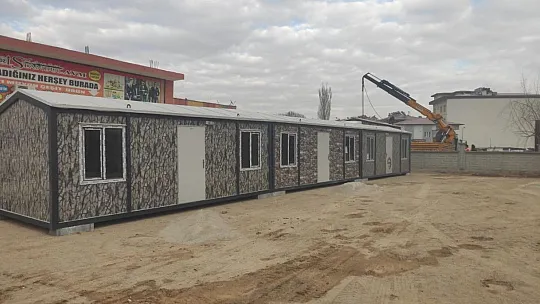 Melikgazi Elbistan'a Konteyner Çarşı Kuruyor