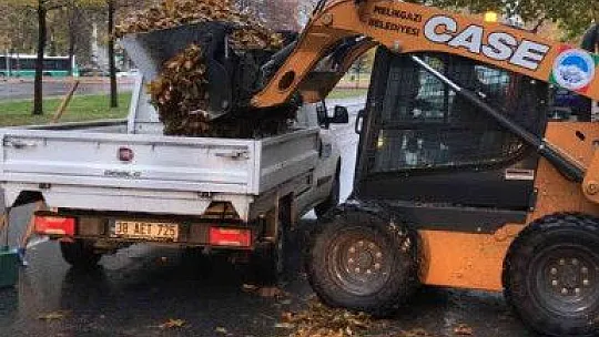 Melikgazi Belediyesi Gazel Temizliği Yapıyor