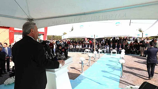 Melikgazi'de bir ASM'nin daha temeli atıldı