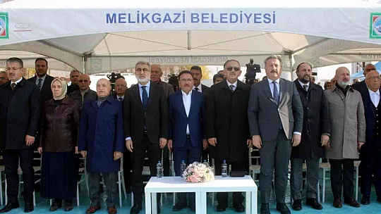 Melikgazi'de hayırsever desteği ile Hisar Cami'nin temeli atıldı