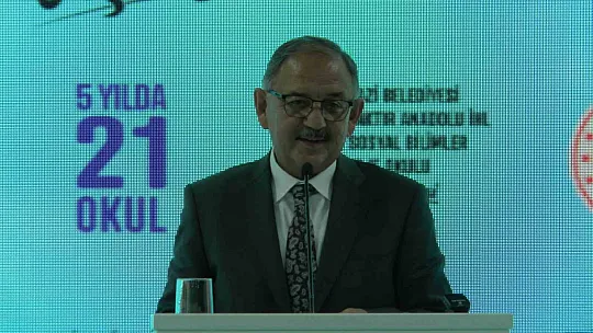 Melikgazi'de iki bakanlı açılış