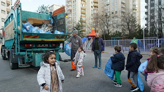 Melikgazi'de, miniklere sıfır atık anlatılıyor
