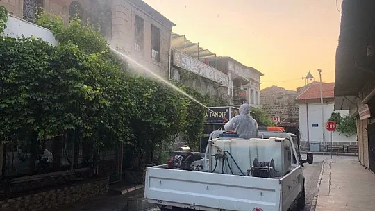 Her gün ilaçlama yapılıyor