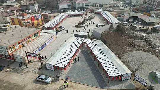 Elbistan Melikgazi Çarşı Hizmete Başladı