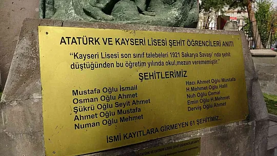 Mezun olamayan liseli şehitler okullarında anıldı