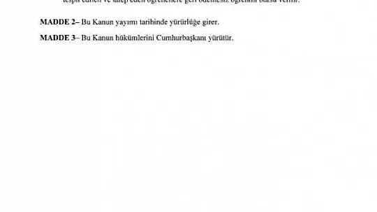 Engelliler için burs önerisi...