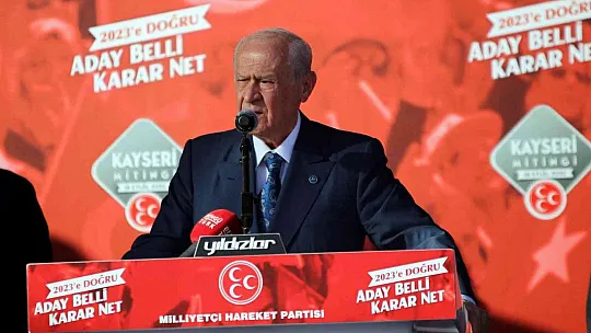 Bahçeli: Cumhurbaşkanı adayımız Recep Tayyip Erdoğan'dır!