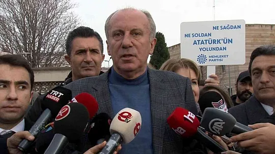 İnce'den ittifak açıklaması! Hangi parti ile görüşüyorlar?