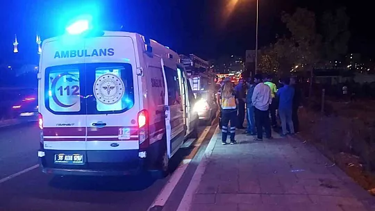 Hakimiyetini kaybetti bahçeye girdi
