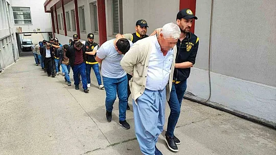 Otomobil çetesine 6 ilde şafak baskını: 24 gözaltı